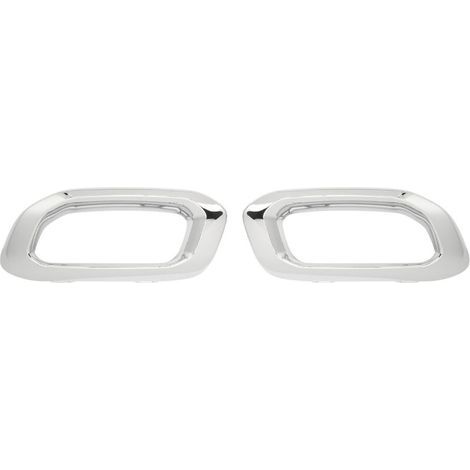 Couvercle d'embout d'échappement pour Mercedes-Benz GLC, GLE, GLS (X253/C253/W167/V167/C167/X167) 2020–2023, finition chromée (1/5)
