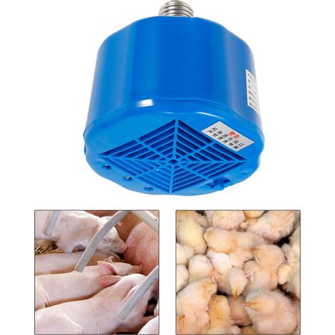 Lampe chauffante thermostatique pour élevage de volailles (poulets, porcs, etc.) - 100-300 W (1/5)