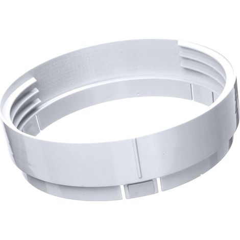 Mobiler Abluftschlauch-Adapter für Klimaanlagen, Fensteradapter, 15 cm Durchmesser, Anschlussgewinde, Verlängerungskupplung, Verlängerung, weiß