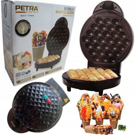 PETRA - Bubble-Waffeleisen  1000 W  - Bubble-Waffeln