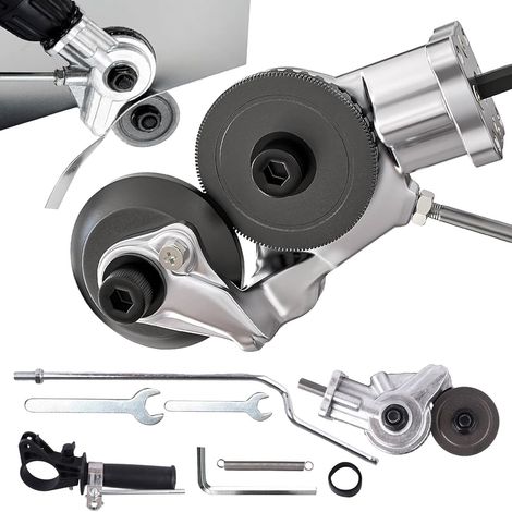 Electric drill plate cutter,  metal drill bit,  sheet metal cutting tool with adapter for cutting various metal materials such as aluminum,  steel,  copper,  iron (1/5)
