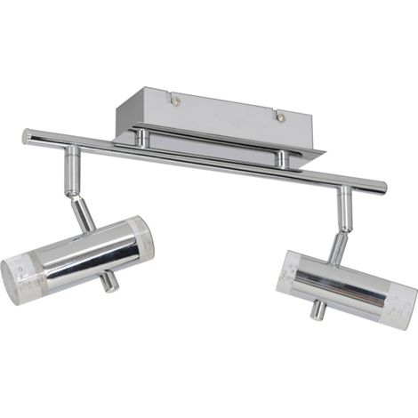 Naeve GARDA Plafonnier double à LED chromé 3000 K (1/4)