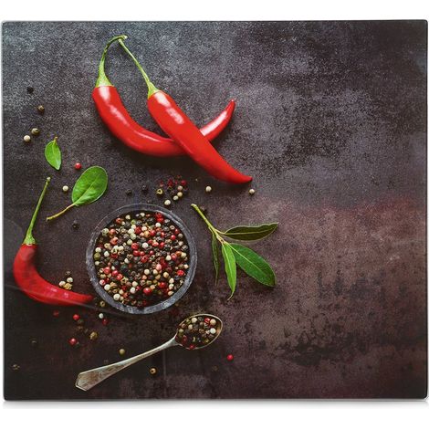 Plaque de cuisson, planche à découper, verre, résistant à la chaleur