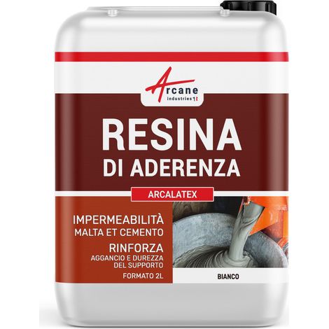 Resina aggrappante per calcestruzzo e malta - ARCALATEX - 2 L - ARCANE INDUSTRIES