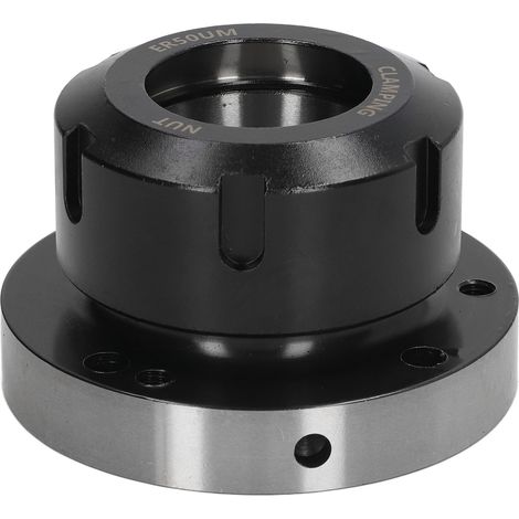 Mandrin ER50 100mm Diamètre 7 Trous Acier Carbone pour Tour Fraiseuse CNC Machine-Outil (1/5)