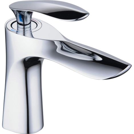 ZOLGINAH Mitigeur de salle de bains évier robinet chrome mitigeur mitigeur lavabo lavabo (1/5)