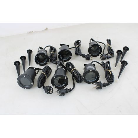 [NEUWERTIG] B-Ware Paulmann Special Line Led Erdspießstrahler 6er Set Gartenlampe Lampe Strahler