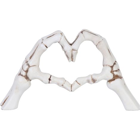 Ornement Halloween - Main En Résine Nordique - Décoration De Bureau Et Intérieur - Blanc - Lot De 1 (1/2)