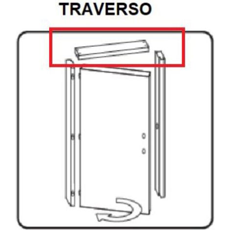 R TRAVERSO BATTENTE PORTA MICROTEC CILIEG 210X80- 1,0 pz