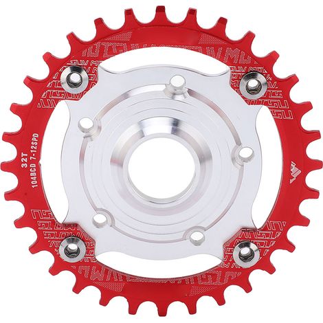 Adaptateur de plateau 104 BCD 32 dents pour moteur Tongsheng, kit de conversion avec pignon et base pour assistance électrique (1/5)