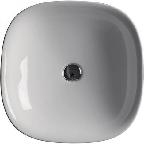 LAVABO CERAMIQUE WILD 45-45-10 CM A ENCASTRER BLANC BRILLANT - CRISTINA ONDYNA WWL4509 (1/2)