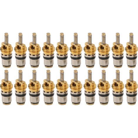 20pcs Tic de noyau de soupape à haute pression pour la plupart des pneus de climatisation de voiture automobile Remplacement de pneu Remplacement de Peugeot