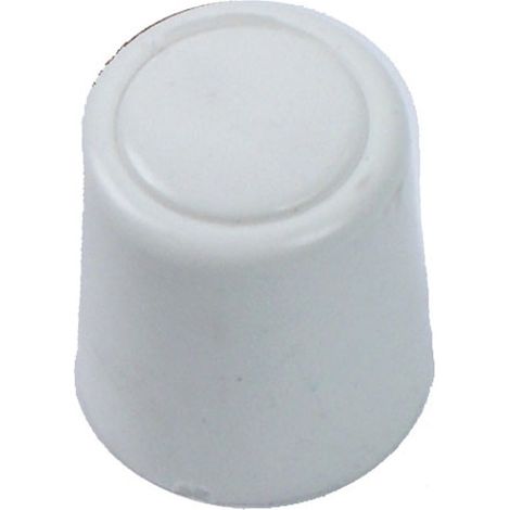 Butoir de porte plastique blanc diamètre 28 mm hauteur 30 mm - CHRISLIGNE CADAP