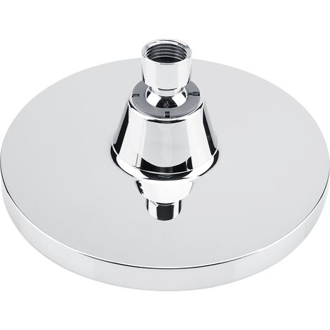 Pommeau de douche rond haute pression de 15 cm (6 pouces) avec jet supérieur chromé et accessoires de salle de bain (1/5)