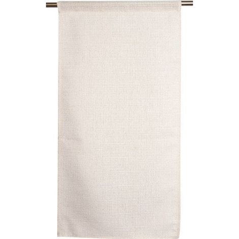 SANS MARQUE Paire de vitrages tamisant Lazaro ecru et dore l. 60 x H. 120 cm (1/4)