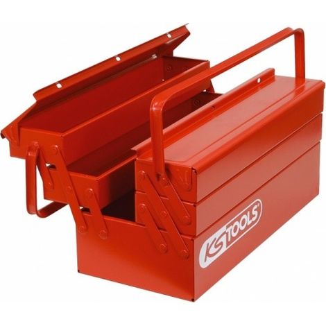 Caja de herramientas metálica KS TOOLS - 430 x 200 x 200 mm - 999.0120 (1/4)