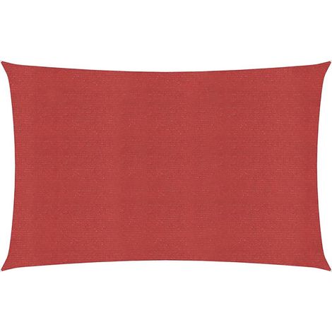 Maison Exclusive - Sonnensegel 160 g/m² Rot 2,5x5 m HDPE