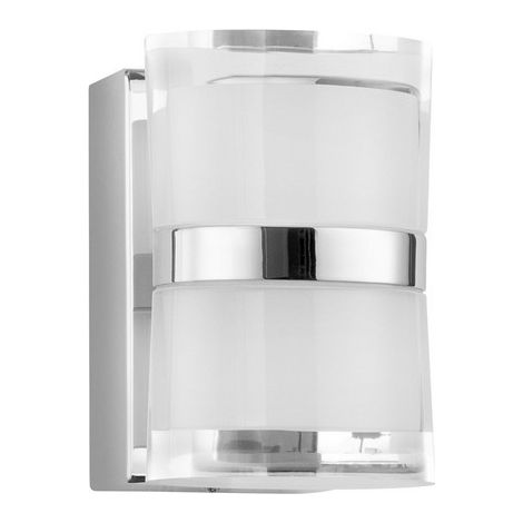 Merano Edison Applique Salle de Bain Chrome Aluminium LED 10W 1007Lm 3000K IP44