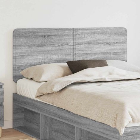 vidaXL Cabecero Sonoma gris Madera de ingeniería (1/5)