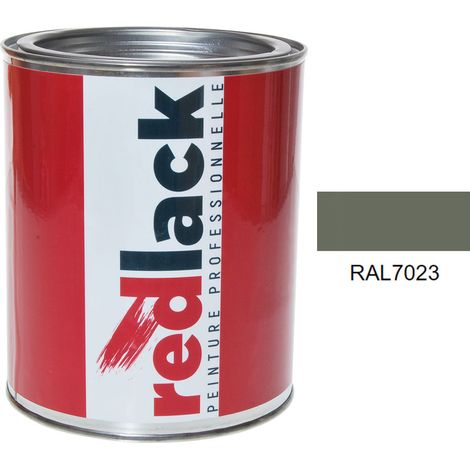 Barattolo da 1L di vernice – RAL 7023 – Grigio cemento – satinato – multisupporto – Redlack