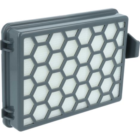 vhbw filtro compatibile con Kärcher 1.198-105.0, VC 2, VC2 Premium aspirapolvere - Filtro HEPA bianco / grigio