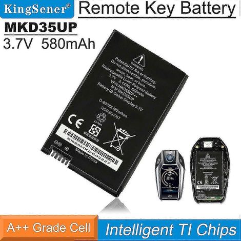 Pile pour clé télécommande LCD Mkd35up 1icp3/37/57 9442976 6814351 pour BMW GT 5 6 7 X3gt57 i8 X3 X5 X6 5310le 730 740 745 760l (1/5)