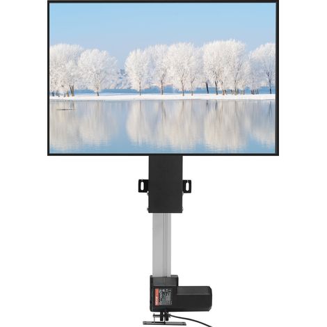 Support Tv Télévisions 66 à 152,4 cm Pied Tv Universel Téléviseur LCD/LED/Plasma Incurvés Hauteur Réglable 107,4-187,4 cm Charge Maximale 60 kg (1/5)