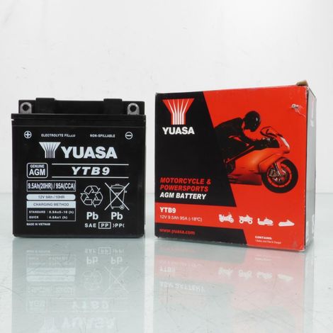 Yuasa SLA-Batterie für Auto YTB9 / 12 V 9 Ah, neu (1/3)
