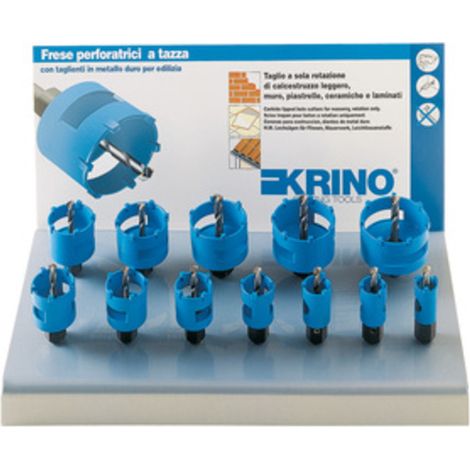 ESPOSITORE FRESE P/EDILIZIA D 22/65 MM DA 12 PZ- KRINO- 1,0 pz