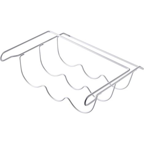 Support De Rangement pour Réfrigérateur Rack De Stockage Bouteilles Blanc en Fer Acier Gain De Place Intérieur La Cuisine Porte-Boissons Multifonction pour Canettes Et Bouteilles (1/5)