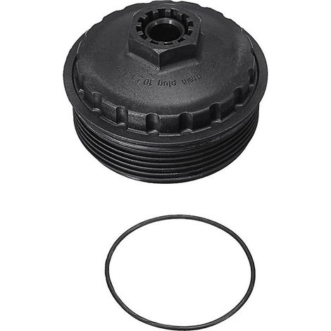 Couvercle de filtre à huile avec joint pour Transit MK6 Mondeo MK3 2.0 2.2 TDCI 1203004 Noir (1/5)