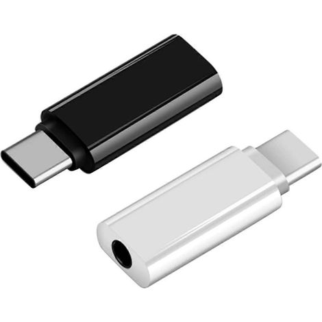 2 câbles adaptateurs audio pour écouteurs USB-C vers jack 3,5 mm (1/5)