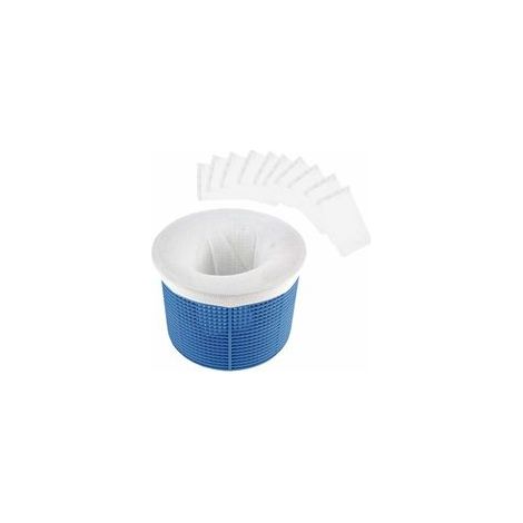 Lot de 10 chaussettes de skimmer de piscine en nylon élastique, filtres pour panier – (1/5)