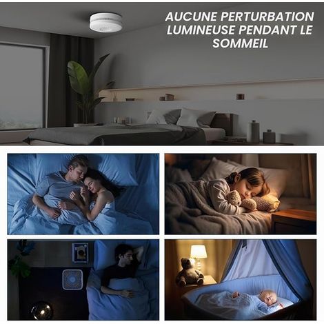 Détecteur de Fumée Domestique Piles AA sans LED Clignotante (1/2)