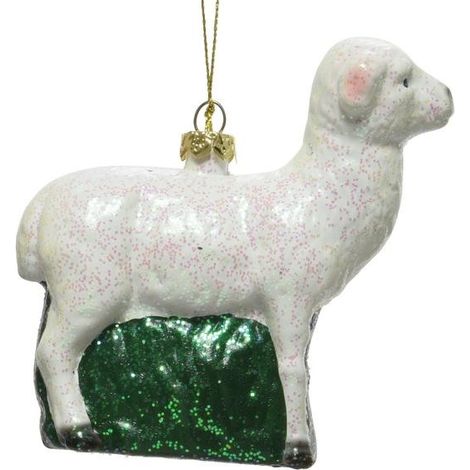Ciondolo per albero di Natale infrangibile con animali misti (1/2)