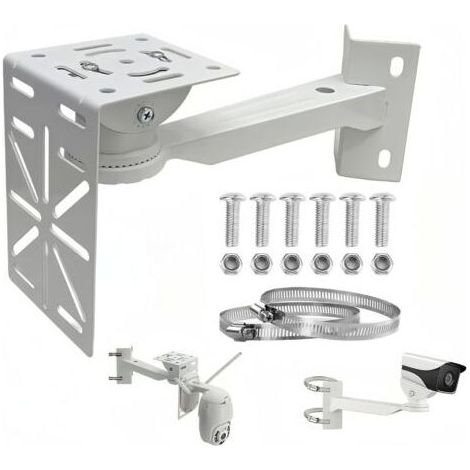 Support de d'angle Caméra Extérieure Polyvalent, Support de Caméra d'angle pour Surveillance Extérieure, pour Une Surveillance Efficace (1/5)