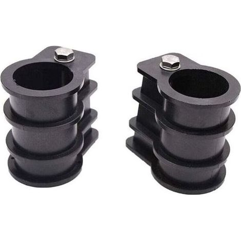 Kit de remplacement pour échelle de piscine avec boulons et échelle en caoutchouc avec ancrage de piscine et rosette ronde pour piscine, (1/4)