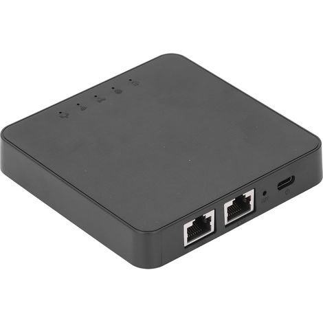 Routeur de Voyage Portable 4G, Routeur 4G/3G/2G LTE pour Toutes Les Cartes Nano SIM Européennes 2 Ports 100 Mbps Carte SIM 4G Modem Hotspot Mobile Hotspot Mobile pour Caméra de (1/5)
