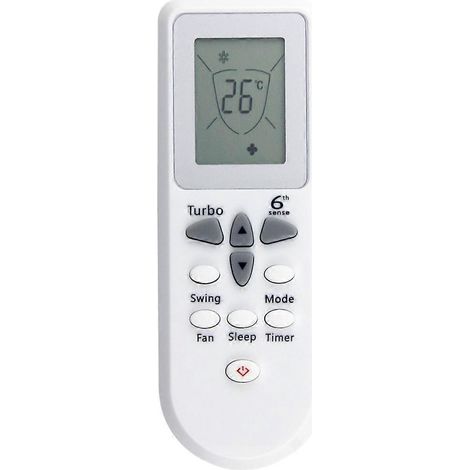Télécommande de remplacement DG11D3-01 pour climatiseur Whirlpool, Hisense et KELON (références DG11D3-02 et DG11D3-03). (1/5)
