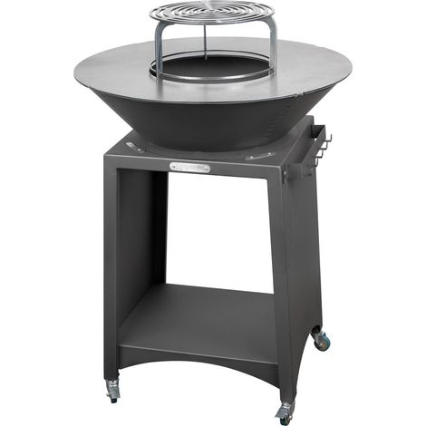 Grill Strend Pro Fiesta, Ausführung Anthrazit, Stahl, Durchmesser 75 cm, mit Feuerstelle (1/5)
