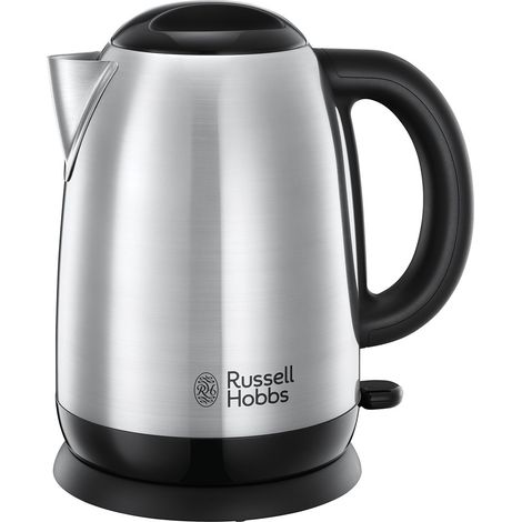 Russell Hobbs 23912-70 Adventure Bollitore Elettrico 1,7 L 2400 W Filtro Anticalcare Base 360° colore Nero Argento (1/5)
