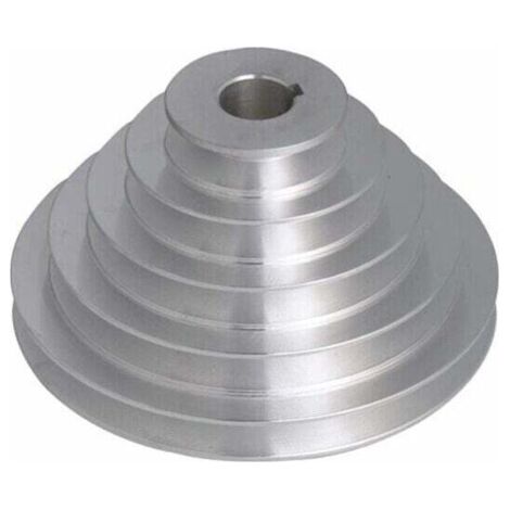 Poulie 5 plis en aluminium de première qualité - 19mm ID, 54-150mm OD pour courroies trapézoïdales de type A
