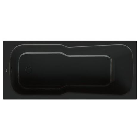 BETTE 3060-056 Ensemble de baignoire rectangulaire noir (1/2)