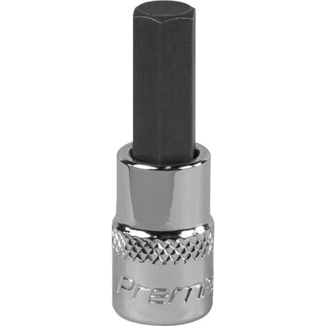Sealey SBH005 Premier Hex Socket Bit 1/4""Sq Drive 7mm