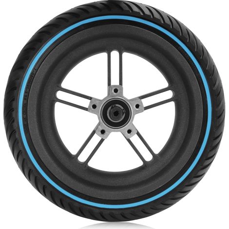 Pneu arrière antidérapant en caoutchouc nid d'abeille pour trottinette électrique Xiaomi M365 1s Lite, roue de rechange bleue (1/5)
