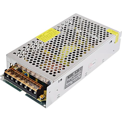 DC 12V Alimentation à Découpage AC 110V / 220V à DC 12V 16.7A 200W Transformateur pour CCTV, Lumières LED (1/5)