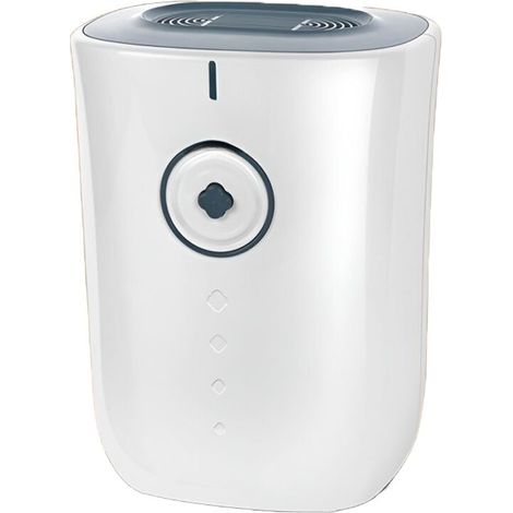 Déshumidificateur électrique pour la maison, portable, compact, silencieux, pour sous-sol, chambre, salle de bain, arrêt automatique (blanc) (1/5)