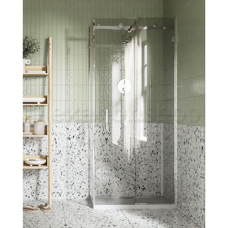 Exagonshop Box doccia 70x100 Sofia un anta scorrevole reversibile