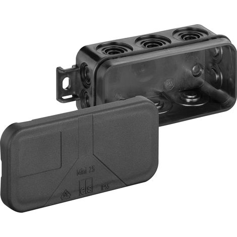 Boîte de dérivation 31010801 – Dimensions 43 x 89 x 38 mm – Indice de protection IP55 – 10 entrées pour installation exigüe – Spelsberg