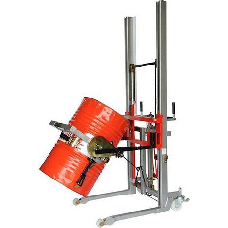 Impilatore di ritorno per fusti - Sollevamento massimo 1400 mm - Carico massimo 350 kg - Fusto metallico da 220 litri - 8290000001